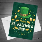 Happy St Patricks Day Greetings Card For Friends Family Mum Dad 