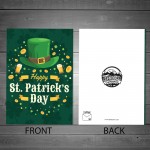 Happy St Patricks Day Greetings Card For Friends Family Mum Dad 