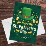 Happy St Patricks Day Greetings Card For Friends Family Mum Dad 