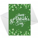 Pack of 6 St. Patrick's Day Greeting Cards and White Envelopes