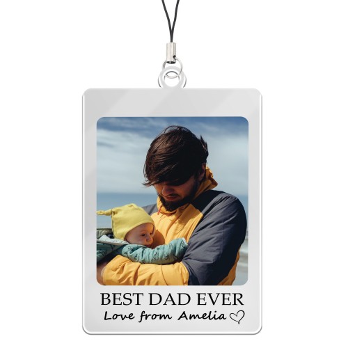 Personalised Dad Keyring Best Dad Gift Fathers Day Gift Birthday