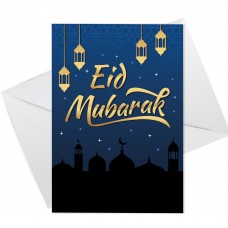 Eid Mubarak Greetings Card For Family Kids Ramadan Card