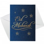Eid Mubarak Cards Pack of 6 Ramadan Greetings Card For Family