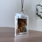 Custom Couple Keychain Personalised 1st Anniversary Gifts