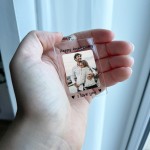 Custom Couple Keychain Personalised 1st 2nd 3rd Anniversary Gift