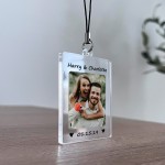 Custom Couple Keychain Personalised Gift For Boyfriend Wife