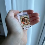 Custom Couple Keychain Personalised Gift For Boyfriend Wife