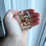 Custom Couple Keychain Personalised Gift For Boyfriend Wife