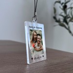 Custom Couple Keychain Personalised Gift For Boyfriend Wife