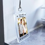 Personalised Photo Keyring For Boyfriend Girlfriend Drive Safe