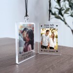 Personalised Photo Keyring For Boyfriend Girlfriend Drive Safe