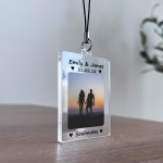 Personalised Photo Keyring Anniversary Soulmate Gift