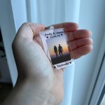 Personalised Photo Keyring Anniversary Soulmate Gift