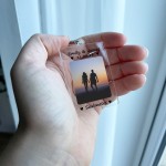 Personalised Photo Keyring Anniversary Soulmate Gift