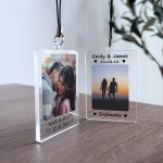 Personalised Photo Keyring Anniversary Soulmate Gift