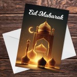 Eid Mubarak Card For Family Ramadan Mubarak Greetings Card