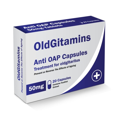 OldGitamins Funny Joke Pill Box Gag Gift Funny Gift for Men Gift