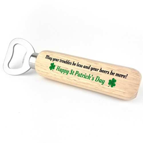 St Patricks Day Gift For Him Her Bottle Opener Friendship Gifts