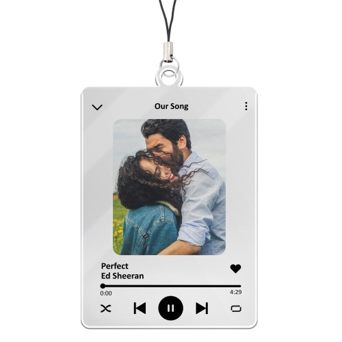 Personalised Our Song Keyring Anniversary Gifts Album Music