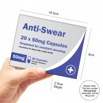 Anti-Swear Funny Pill Box Prank Gifts for Him Her Friend