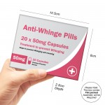 Anti-Whinge Funny Joke Pill Box Prank Gift for Women Anniversary