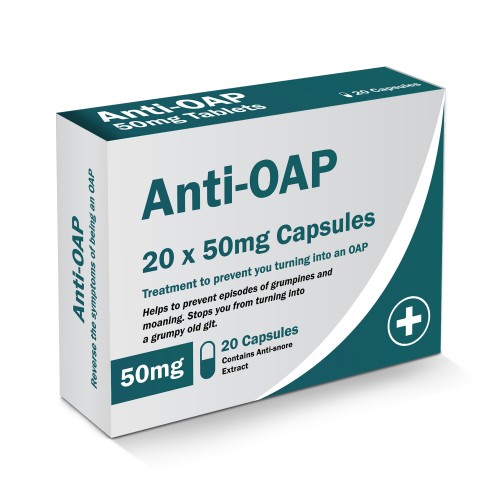 Anti-OAP Funny Pill Box Gifts For Nan Nanny Grandad Grandpa Gift