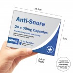 Funny Anti-Snore Pill Box Gag Gifts for Women Men Prank Gifts