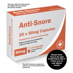 Anti-Snore Funny Pill Box Gag Gifts for Women Men Prank Gifts