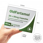 OldFartamol Pill Box Funny Gift For Girlfriend Boyfriend Mum Dad
