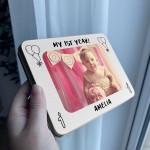 First 1st Birthday Baby Personalised Photo Box Tin Birthday Gift