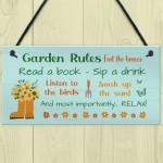 Garden Signs And Plaques House Sign Outdoor Decoration Wall Sign
