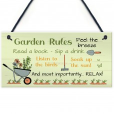 Garden Signs and Plaques for Outside Outdoor Garden Sign Welcome