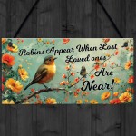 Garden Plaque Summer House Sign Garden Shed Sign Robins Appear