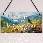 Garden Memorial Sign Hanging Fence Shed Sign Dog Mum Dad Nan