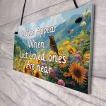 Garden Memorial Sign Hanging Fence Shed Sign Dog Mum Dad Nan