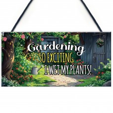 Garden Signs For Outdoor FUNNY GARDEN PLAQUE Summerhouse Sign