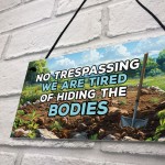 Garden Signs Funny Shed Sign No Trespassing Sign Funny Signs