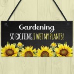 Garden Signs Funny Hanging Wall Door Plaque Funny Gift