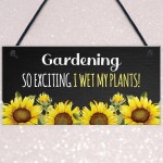 Garden Signs Funny Hanging Wall Door Plaque Funny Gift