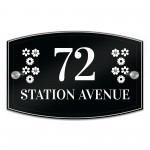 Personalised Acrylic House Sign Custom Door Number And Road Name