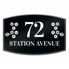 Personalised Acrylic House Sign Custom Door Number And Road Name