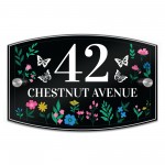 Contemporary House Sign Colourful Door Sign Personalised Signs