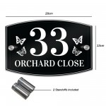 Personalised House Signs Plaques Door Numbers 1 - 9999 Custom 