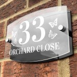 Personalised House Signs Plaques Door Numbers 1 - 9999 Custom 