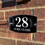 House Number Plaques Door Numbers Personalised Acrylic Door Sign
