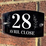 House Number Plaques Door Numbers Personalised Acrylic Door Sign