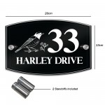Contemporary House Sign Plaque Door Number Home Address