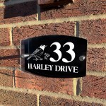 Contemporary House Sign Plaque Door Number Home Address