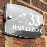 Contemporary House Sign Plaque Door Number Home Address