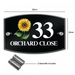 Contemporary House Sign Door Signs Door Number Plaque